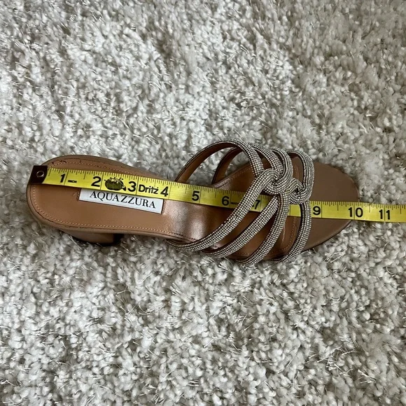 Aquazzura 50mm moondust sandals